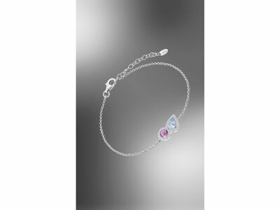 Lotus Silver | Bracelet | Argent | Oxyde de Zirconium | LP3841-2/1
