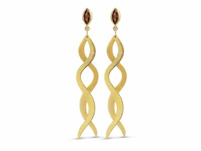 Diamanti Per Tutti | Boucles d'Oreilles | Plaqué Or jaune | M1759 DO