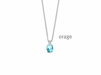 Orage | Collier | Argent | Oxyde de Zirconium | BA330