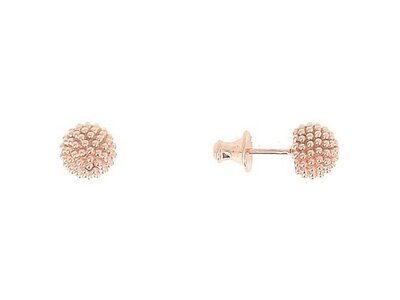 Pesavento | Boucles d'Oreilles | Pixel | Argent Rosé | ø8mm | WPXLO174