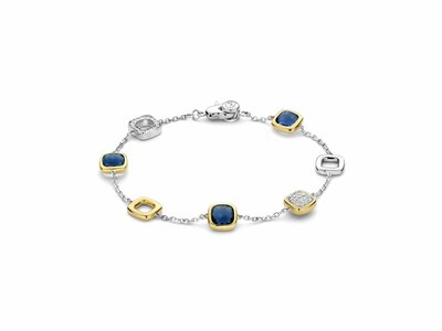 Ti Sento | Bracelet | Argent | Oxyde de Zirconium | Bleu | 23080DB
