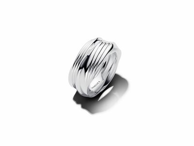 Pandora | Bague | Anneau Double Torsadé | 193890C00