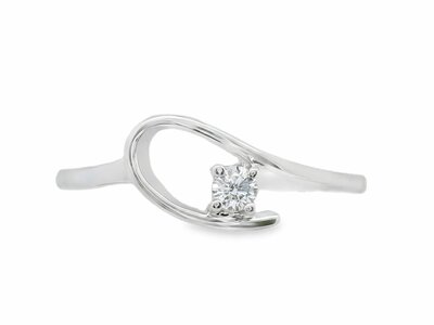 Loumya Gold "Or" | Bague | Or Blanc | Oxyde de Zirconium | 9PR5907OZ/G