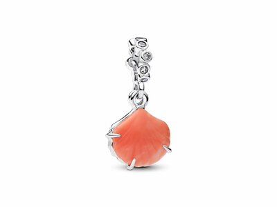 Pandora | Charm | Double Coquillage Couleur Corail | 793821C01