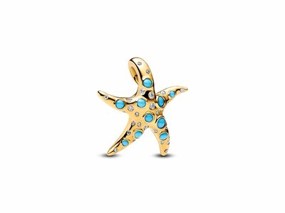 Pandora | Charm | Etoile de Mer Bleue Scintillante | 763818C01