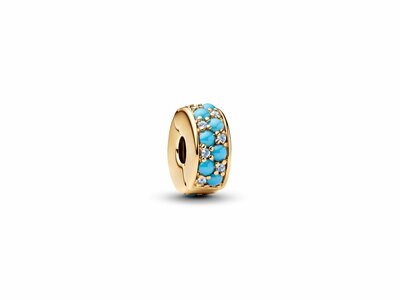 Pandora | Charm | Clip | Bleu Aqua | 763902C01