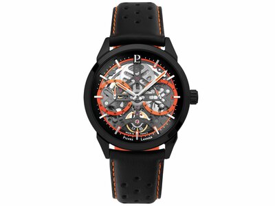 Pierre Lannier | Homme | Automatique | Cuir Noir | ø43mm | 347A433