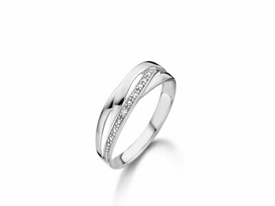 Loumya Gold "Or" | Bague | Or Blanc | Diamants 0.015ct | 057450/A