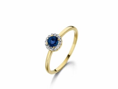 Loumya Gold "Or" | Bague | Or Jaune | Bicolore | Saphir 0.330ct | 057470