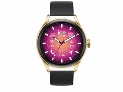 Ice-Watch | Ice Smart 3.0 | Gold-Black | Silicone | 1.2 Amoled | GPS | ø42mm |  025106