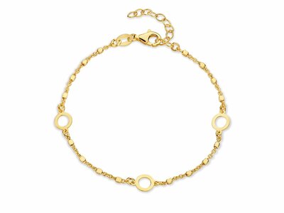 Naiomy Silver | Bracelet | Plaqué Or | N5J55