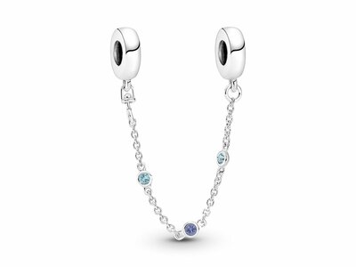 Pandora | Chaîne de Confort | Triple Pierre Bleue |791688C01