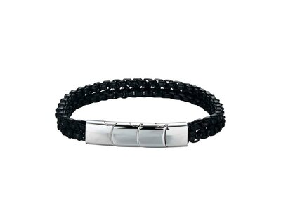 Loumya Steel | Bracelet | Homme | Acier | Noir | 9121711