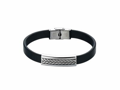 Mr. Jewel | Bracelet | Homme | Acier | Cuir | 9121748