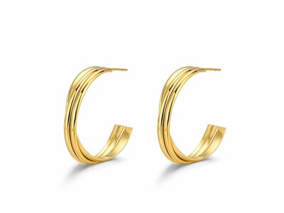 Loumya Steel | Boucles d'Oreilles | Acier | 9123054