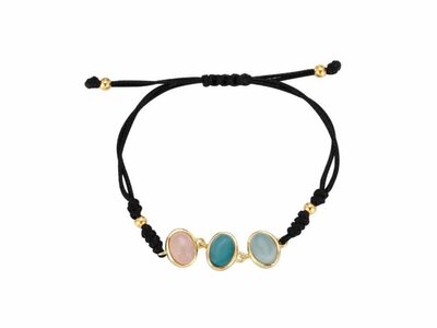 Lavida Pierres Nat | Bracelet Cordon | Pierres Naturelles | 9118526