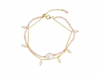 Lavida Pierres Nat | Bracelet | Plaqué Or | Pierres Naturelles | 9118483