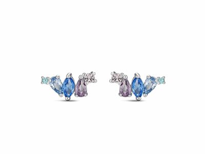 Loumya Silver | Boucles d'Oreilles - Argent | Oxyde de Zirconiulm