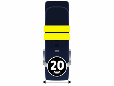 Ice-Watch | Bracelet | Ice Smart Junior | Silicone Bleu | Jaune | 20mm | 022821