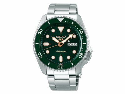 Seiko | Homme | Automatique | 5 Sport | Acier Inoxydable |ø42.5mm | Vert | SRPD63K1