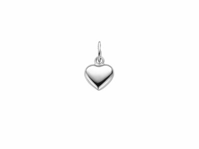 Loumya Gold "Or" | Pendentif | Or Blanc  | Coeur | 8.5x8mm | AH0034V