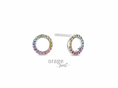 Orage Kids | Boucles D'Oreilles | Argent | Multicolore | K2848