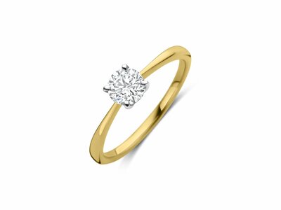 Diamants de Laboratoire | Bague | Or Jaune | Bicolore | Diamant de Synthèse 0.53 | IGI | LAB7