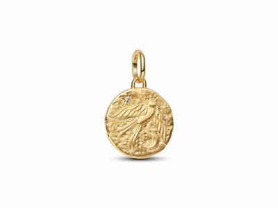 Pandora | Charm | Médaillon | Hirondelle | Doré | 764082C01