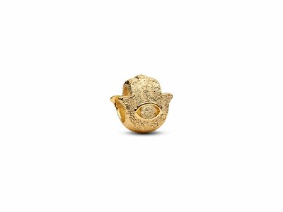 Pandora | Mini Charm | Main de Fatma Texturé | Doré | 764042C00