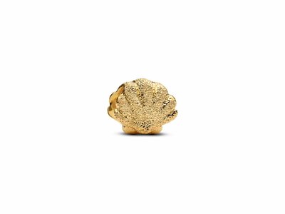 Pandora | Mini Charm | Coquillage Texturé | Doré | 764057C00