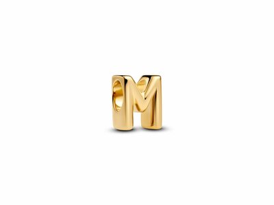 Pandora | Mini Charm | Alphabet | Doré | Lettre M | 763959C00