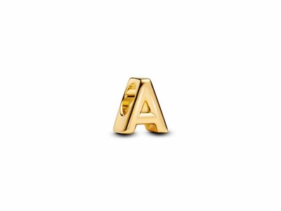 Pandora | Mini Charm | Alphabet | Doré | Lettre A | 763947C00