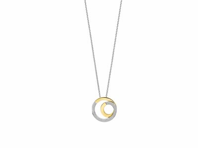 Ti Sento | Collier | Argent | Bicolore | Oxyde de Zirconium | ø24mm | 34109ZY