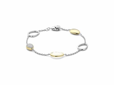 Ti Sento | Bracelet | Argent | Bicolore | Oxyde de Zirconium | 23083MW