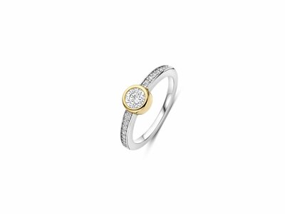 Ti Sento | Bague | Argent | Bicolore | Oxyde de Zirconium | 12390ZY