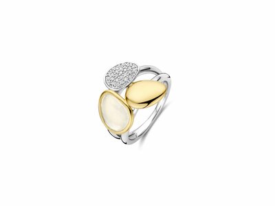 Ti Sento | Bague | Argent | Bicolore | Oxyde de Zirconium | 12387MW