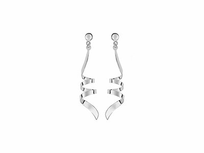 Loumya Gold "Or" | Boucles d'Oreilles | Or Blanc | 39AC66G