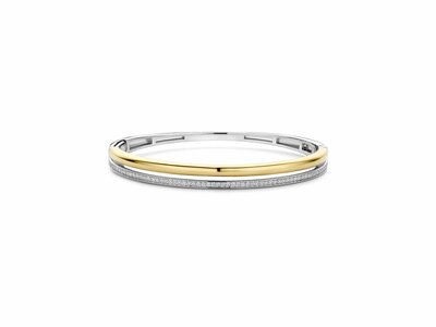 Ti Sento | Bracelet | Esclave | Argent | Bicolore | Oxyde de Zirconium | 23086ZY