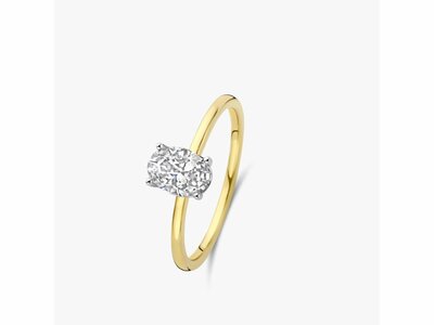 Diamants de Laboratoire | Bague | Or Jaune | Diamant de Synthèse 1.010ct | 91WI65/$