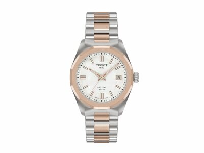 Tissot | Femme | Quartz | PRC100 Solar | Acier Bicolore | ø34mm | T151.822.22.111.00