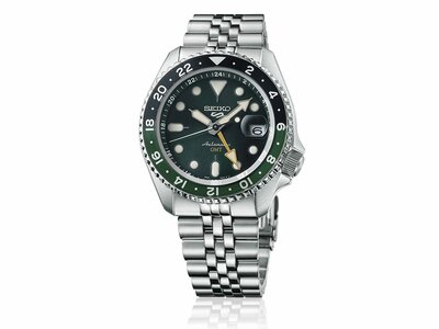 Seiko | Homme | Automatique | Seiko 5 Sport | GMT | Vert | ø42.5mm | SSK035K1