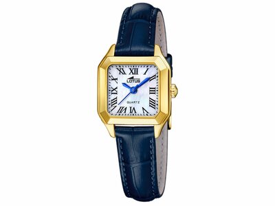 Lotus | Femme | Quartz | Cuir Bleu | 24mm | 19038/1