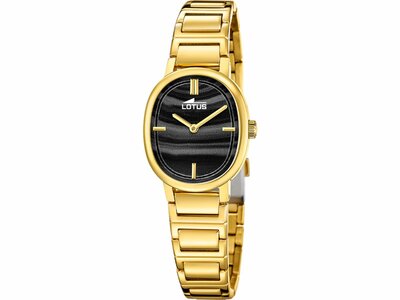 Lotus | Femme | Quartz | Acier Inoxydable Doré | Montre + Bijou | 24.7mm | 19013/5