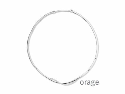 Orage | Collier | Argent | Oxyde De Zirconium | AR020