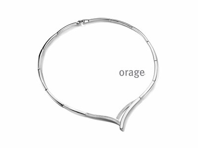 Orage | Collier | Rigide | Argent | Oxyde de Zirconium | AW252