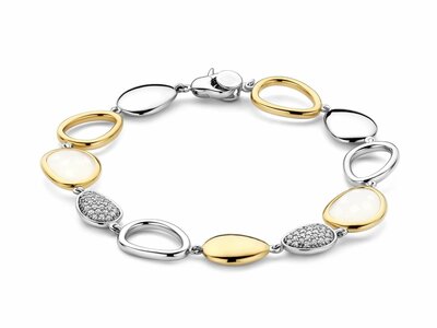 Ti Sento | Bracelet | Argent | Bicolore | Oxyde de Zirconium | 23082MW
