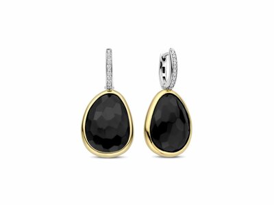 Ti Sento | Boucles d'Oreilles | Argent | Bicolore | Oxyde de Zirconium | 78026BY