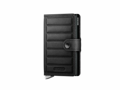 Secrid | Porte-Cartes | Miniwallet | Premium | Emboss Lines | MEl-Black+