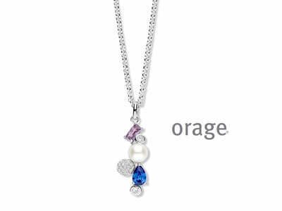 Orage | Collier | Argent | Oxyde de Zirconium | BB033