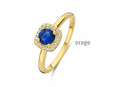 Orage | Bague | Plaqué Or | Oxyde de Zirconium | BB041